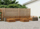 Outdoor Sofa Set 8 pcs Natural 3383667