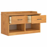 Hallway Bench SANDNES 87x40x50 cm Solid Wood Pine 4010460
