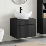 Bathroom Furniture Set Black Engineered Wood 3404311