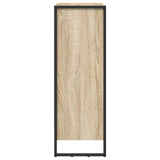 Book Cabinet Sonoma 80 x 30 x 86.5 cm Engineered Wood 886409