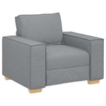 Sofa Set with Cushion 3 pcs Grey 220 x 78 x 84 cm Fabric 3324609