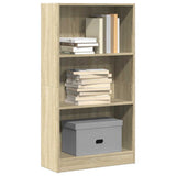 Bookcase Sonoma Oak 60x24x109 cm Engineered Wood 857805