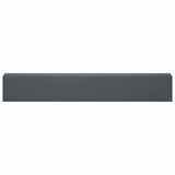 Garden Cover Profile 10 pcs 100 x 10 x 15 cm Steel Anthracite 8012911