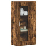 Wooden Cabinet Smoked Oak 50 x 29 x 100 cm Engineered Wood 880226
