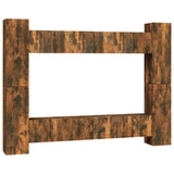 10 Piece TV Cabinet Set Smoked Oak Engineered Wood 3120218