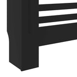 MDF Radiator Cover Black 78 cm 325564