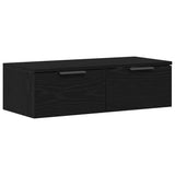 Wall Cabinet Black Oak 68 x 30 x 20 cm Engineered Wood 862776
