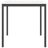 Bar Table White 110 x 110 x 105 cm Solid Pine Wood 892806