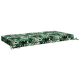 Seat Cushion SOEST 100% Polyester Leaf Pattern 120 x 80 x 10 cm 946812