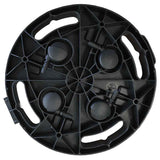 Plant Trolleys with Wheels 5 pcs Diameter 30 cm Black 170 kg 3143917