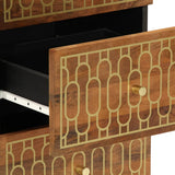 Side Cabinet 40x33x75 cm Solid Wood Mango 358307