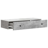 Wall-Mounted Side Table Concrete Grey 87.5 x 34.5 x 17 cm 898158