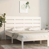 Headboard White 180x3x80 cm Solid Wood Pine 821358