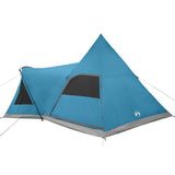 Teepee Tent 5-Person with Roof Blue 545 x 450 x 295 cm 42004000