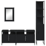 Bathroom Furniture Set Black 3214805