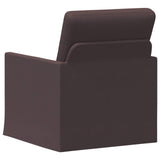 Armchair Dark Brown 70 x 81 x 82 cm Fabric 42041011