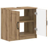 Bathroom Sink Cabinet UTRECHT Artisan Oak 59.5 x 31.5x 59 cm 897674