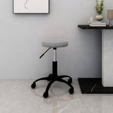 Office Swivel Chair Light Grey Velvet 333174