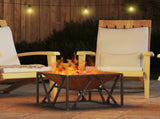 Fire Bowl Rusty 50 x 50 x 35 cm Weathering Steel 858993