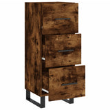 Sideboard Smoked Oak 34.5x34x90 cm Engineered Wood 828633