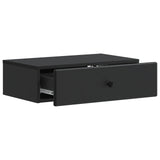 Wall-Mounted Side Table Black 59 x 34.5 x 17 cm Engineered Wood 899166