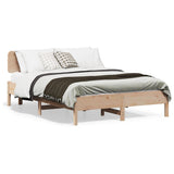 Bed Frame without Mattress 120x200 cm Solid Wood Pine 3328235