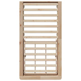 Bed Frame Brown 90 x 190 cm Solid Pine Wood 3385739