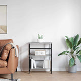 Bookshelf Grey Sonoma 60 x 29.5 x 81 cm Engineered Wood 883919