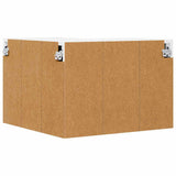 Wall Corner Cabinet PORTO White 57 x 57 x 40 cm Engineered Wood 885305
