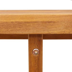 Garden Dining Table Round 90x75 cm Solid Wood Acacia 4108134