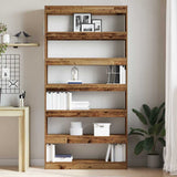 Book Cabinet Waste Wood 100 x 30 x 198 cm Engineered Wood 3333930