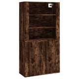 Highboard Smoked Oak Engineered Wood 3185364