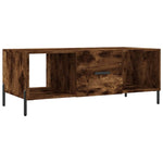 ZNTS Coffee Table Smoked Oak 102x50x40 cm Engineered Wood 829313