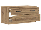 Bathroom Sink Cabinet UTRECHT Artisan Oak 82 x 41x 56 cm 897684
