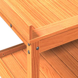 Potting Table with Shelves Brown 82.5x45x86.5 cm Solid Wood Pine 844638
