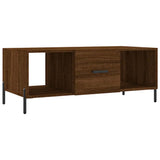 Coffee Table Brown Oak 102x50x40 cm Engineered Wood 829315