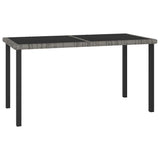 Outdoor Dining Set Grey and black 3100403