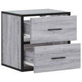 Wall-mounted Bedside Cabinets 2 pcs Grey Sonoma 40x31x39.5 cm 848731