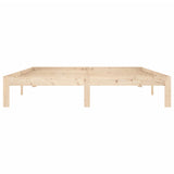 Bed Frame without Mattress Solid Wood Pine 160x200cm 810375