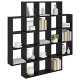 Wall Shelf Black Oak 100 x 13 x 100 cm Engineered Wood 8012245