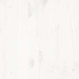 Bed Frame without Mattress White 75x190 cm Small Single Solid Wood Pine 3309024
