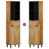 Bathroom Cabinet Brown 38x33x160 cm Solid Wood Mango 4017742