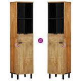 Bathroom Cabinet Brown 38x33x160 cm Solid Wood Mango 4017742