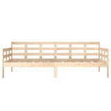 Day Bed without Mattress Solid Wood Pine 90x200 cm 820357