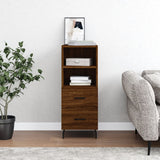 Sideboard Brown Oak 34.5x34x90 cm Engineered Wood 828691