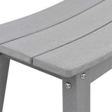 Garden Bar Set 3 pcs Light Grey HDPE 3335803