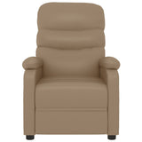 Massage Chair Cappuccino Faux Leather 342699