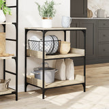 Kitchen Trolley Sonoma Oak 60x41x80.5 cm Engineered Wood 842402