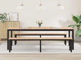 Dining Table Natural 180 x 90 x 75 cm Solid Pine Wood 892793