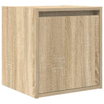 ZNTS Wall-Mounted Bedside Cabinets 2 pcs Sonoma Oak 38x34x40 cm 861234